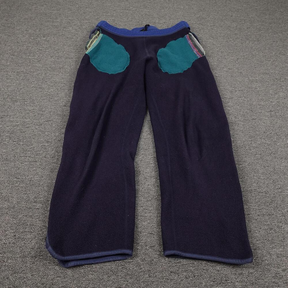 Vintage Patagonia Sweatpants Mens Medium 32x27 Blue Fleece Side Zip Made USA 80s